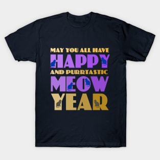 Happy Meow Year! (Happy New Year)! T-Shirt